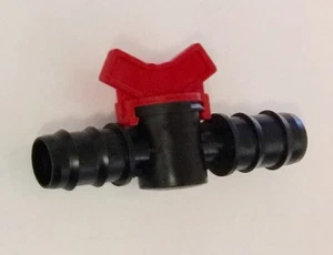Válvula en línea de cierre de agua de púas rojas de 3/4" / 20,5 mm AHORRA $$ CON HIDRO DE BAHÍA $$ - Imagen 1 de 6