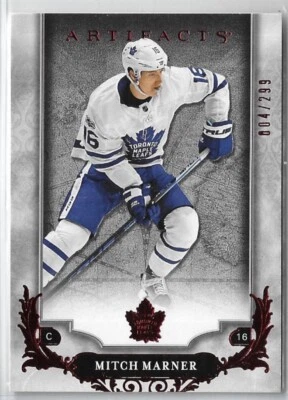 2018-19 Artifacts Ruby #16 Mitch Marner   / 299 - Image 1 of 2