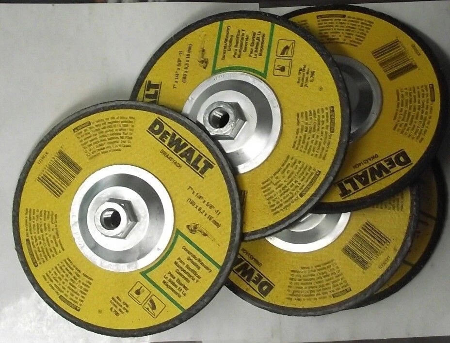 Muela abrasiva de mampostería Dewalt DWA4514CH 7" x 1/4" x 5/8-11 Concete 5 piezas. Foto 1 de 1