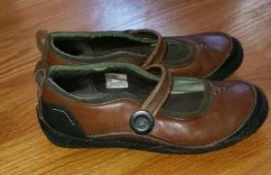 Merrell Paris Saddle Mary Jane Women's Leather Wool Felt Loafer Shoes Size 6 - Picture 1 of 8