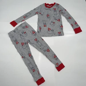 Carter's Size 4 Little Boy Girl Sloth Love Snug Fit Cotton PJ Pajama Set Cute - Picture 1 of 6