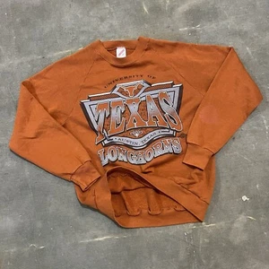 Vintage 90s Texas Longhorns Sweatshirt Large College Football Made In USA - Bild 1 von 6