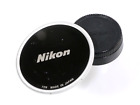 Nikon 72N Metal Front Lens Cap 72mm Screw-in LF-1 F Mount Rear Lens Cap /One set