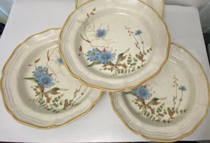 SET OF 4 Mikasa Garden Club 'Blue Daisies' EB 804 dish Bowls 7 3/4"made in japan - Picture 1 of 6