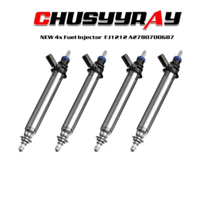 4x Inyector de combustible para Mercedes-Benz ML350 ML400 ML550 ML63 R350 S550 S550e SLK300 Foto 1 de 4