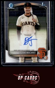 Autógrafo Djean Macares 2025 Bowman cromado #CPA-DM, envío gratuito - Imagen 1 de 2