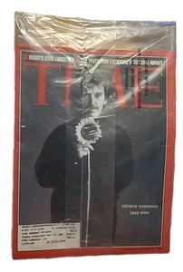 2001 Time Magazine Dec 10 George Harrison Death Still Sealed High Grade - Picture 1 of 2