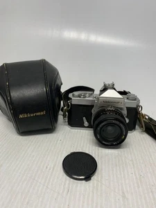 Vintage Nikkon Nikkormat 1:2.8 F= 28mm SLR Film Camera With Case  FREE SHIPPING - Picture 1 of 10