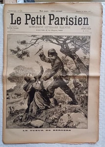 C1 Le Petit Parisien Illustre JOSEPH VACHER Le TUEUR DE BERGERS 1897  - Imagen 1 de 1