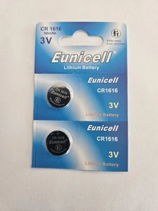 Fast Ship-2pk - Alkaline Watch Batteries-cr1616- 3volt EX Date 2027 - Picture 1 of 2