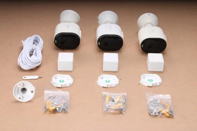 Arlo VMC4350P-1BYNAS Pro 4 Spotlight Camera Security Bundle W/ 3x Mounts - Fair - Image 1 of 4