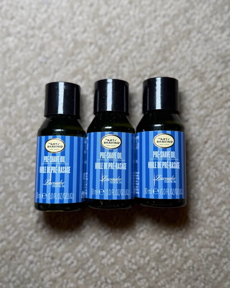 The Art Of Shaving 剃须前油薰衣草 1.0 盎司(3 件装) — 第 1/1 张图片