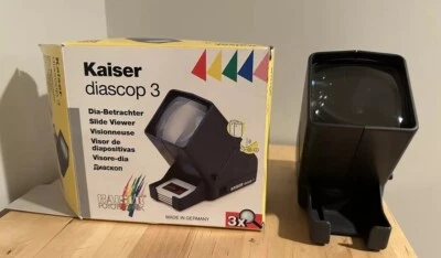 Kaiser Diascop Mini 3 Slide Viewer For 5X5 cm Mounted Slides 3X Bigger - Image 1 of 4
