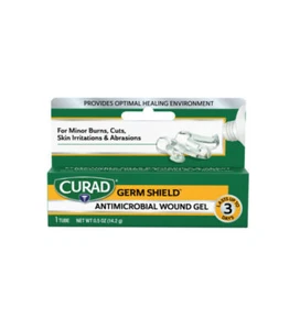 Curad Germ Shield Silver Solution Antimicrobial Wound Gel 0.5 oz 6 Pack - Picture 1 of 1