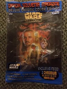 Topps Star Wars Souvenir Magazine Episode 1 The Phantom Menace w/ Cards - Picture 1 of 7