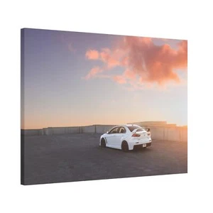 Mitsubishi Evo 10 High Resolution Museum Quality Horizontal Canvas Print #001 - Bild 1 von 10