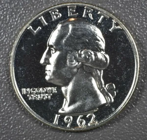 1962 Washington Quarter - Superb Uncirculated - Imagen 1 de 2