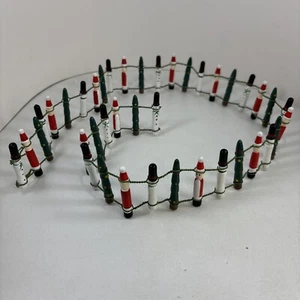 Vtg Dept 56 Village Fence Once Upon A Starry Night Wooden Wire 34” - Picture 1 of 3