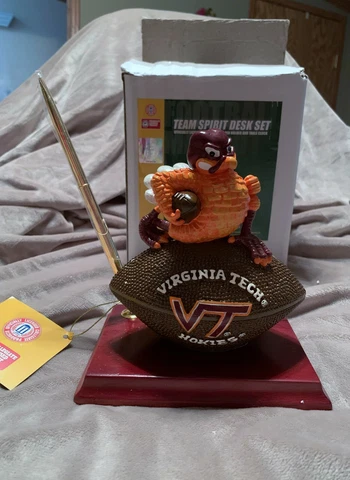 Virginia Tech Football Mascot Desk Set Cover