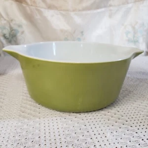 Vintage Pyrex Verde 475-B Casserole Dish 2.5 Qt. , No Lid - Picture 1 of 11