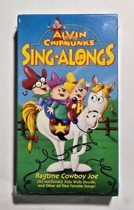 Alvin and the Chipmunks Sing-Alongs VHS (1996) -- NEW! SEALED!! - Picture 1 of 6