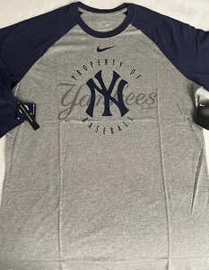 NY YANKEES RAGLAN SHIRT XL NIKE BASEBALL MLB PROPERTY OF NEW YORK - Bild 1 von 8