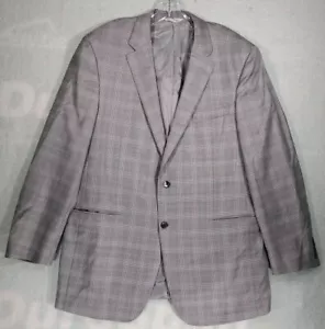 Blazer Samuelsohn EThomas Gris Lana 2 Botones 1 Ventilación Para Hombre Talla 46 Largo - Imagen 1 de 16