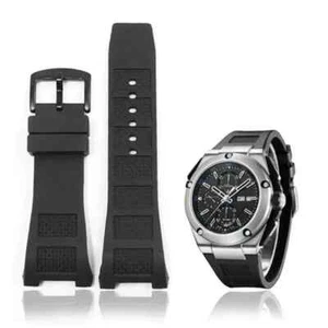 Correa de reloj de silicona para IWC Ingenieur IW376501 IW323601 30 mm correa de goma para hombre - Imagen 1 de 26