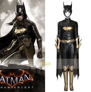 Batman Arkham Knight Batgirl Cosplay Bodysuit The Dark Knight Halloween Outfits - Picture 1 of 16