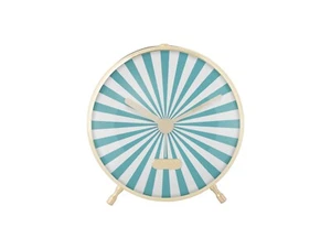 Karlsson Alarm Clock, Candy Swirl Turquoise blue & white (KA6008BL) - Picture 1 of 4