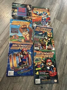 Lot of 5 Nintendo Power Magazine w/ Posters & Inserts + Nintendo Players Guide - Picture 1 of 21