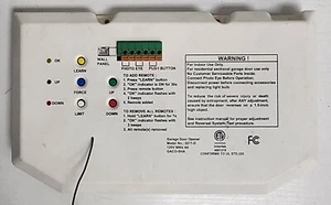 Guardian Circuit Board End Panel 2211-D Garage Door Opener 1483-20.33 WHITE - Picture 1 of 4