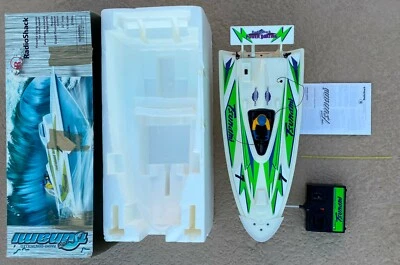 Vintage Radio Shack RC Tsunami Speed Boat 60-4240 in Original Box-Untested - Image 1 of 4