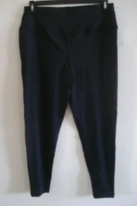 Leggings Ladies Plus Performance 1X negros absorbentes bolsillo para llaves ocultas - Imagen 1 de 2