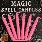 SPELL CANDLES *Witch Pagan Wiccan Protection Love *Ritual Altar Magic *Pack of 6