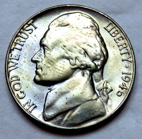 1946-D Jefferson Nickel__BU / MS Cover