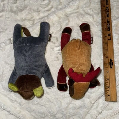 PACK DE 2 JUGUETES DE PELUCHE NAVIDEÑOS ANIMAL PLANET PERRO CON CHIRRIDOS Oso Reno 0444 Foto 1 de 4