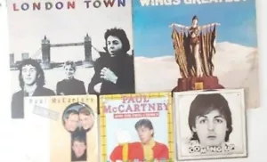 A PAUL McCartney VINYL RECORD Group Lot See More Information In Description - Foto 1 di 12