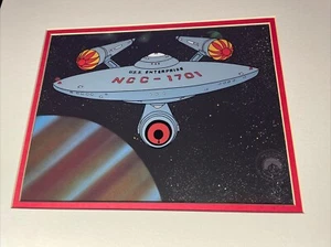 Vintage STAR TREK Animation Cel Limited Edition Enterprise 70’s Series Art I21 - Picture 1 of 3