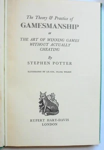 Theory & Practice of Gamesmanship or The Art of Winning Games Hardcover (113-2) - Imagen 1 de 8