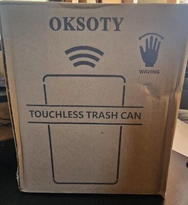 OKSOTY Bathroom Trash Can with Lid, 2.2 Gallon Automatic Touchless Garbage Ca... - Picture 1 of 3