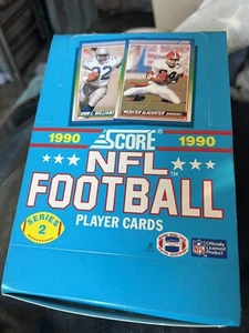 1990 SCORE FOOTBALL SERIES 2 WAX BOX - Picture 1 of 1