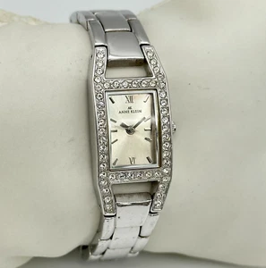 Women's ANNE KLEIN Silver Tone Crystal Accent Classic Bracelet Watch, 10/6749 - Picture 1 of 7