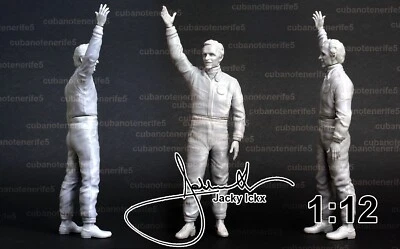 JACKY ICKX  per Ford GT40 GMP SOLIDO IXO CMR LE MANS SCALA 1:12 - Immagine 1 di 4