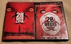 28 Days Later & 28 Weeks Later (DVD LOT) w/Insert OOP Cillian Murphy Danny Boyle