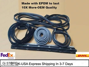 Door Window Trim Molding Seal Garnish Whisker Set Suzuki Samurai SJ410 SJ413-OEM - Picture 1 of 10