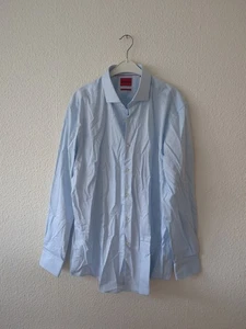 Hugo Boss Herren Hemd blau Größe 46 18 - Bild 1 von 9