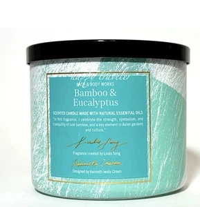 NEU Bambus & Eukalyptus 3 Docht Kerze Bath & Body Works 14,5 Oz. - Bild 1 von 2