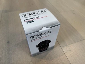 Rokinon 14mm f/2.8 ED AS IF UMC Manual Focus Full Frame for Sony E-Mount FE14M-E - Picture 1 of 8