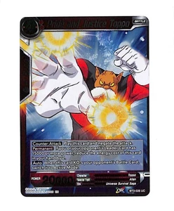 Pride and Justice Toppo BT3-026 UC Dragon Ball Super Card Foil - Picture 1 of 2